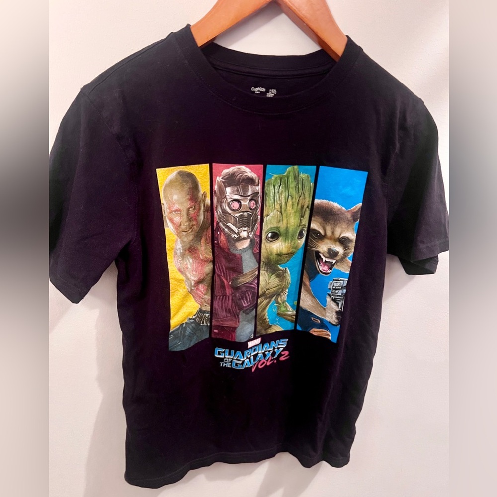GAP Kids Guardians of the Galaxy Vol. 2 Black Graphic Tee Size XXL